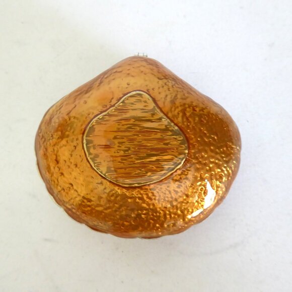 ENAMELED BEJEWELED CLAM SEA SHELL OCEAN TRINKET BOX (NEW IN BOX) - Picture 8 of 11